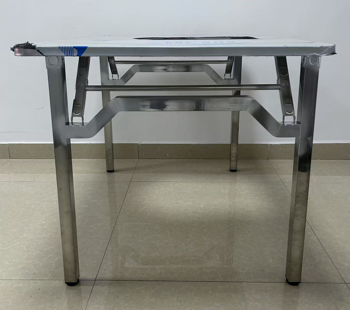 Korean Bbq Grill - Mesa de comedor cuadrada plegable de