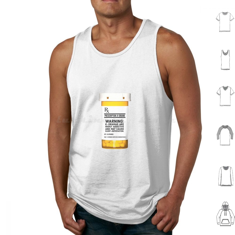 Korean Men Lifestyle - Camisetas sin mangas con prescripción K-Drama,