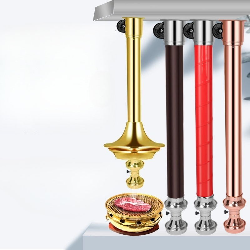 Korean Bbq Grill - Campana extractora telescópica para barbacoa coreana,