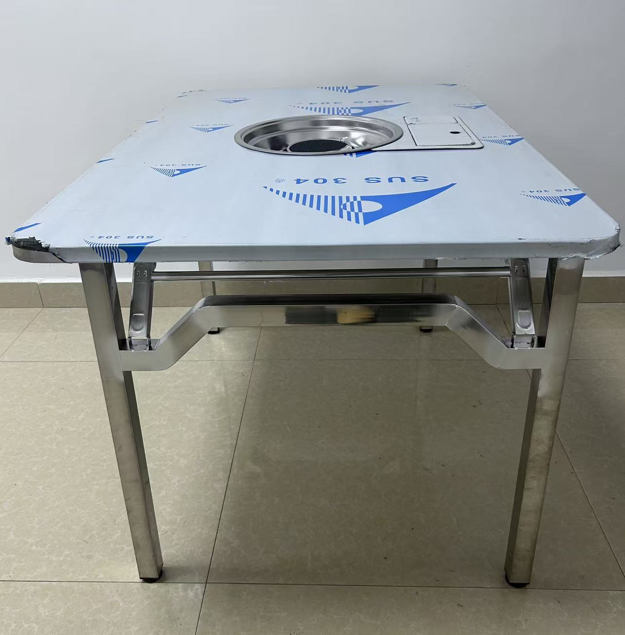 Mesa de comedor cuadrada plega - Korean Bbq Grill reseña y precio