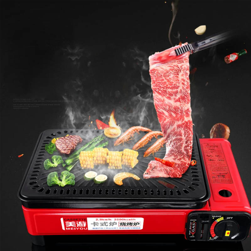Parrilla de Gas Portátil para  - Korean Bbq Grill reseña y precio