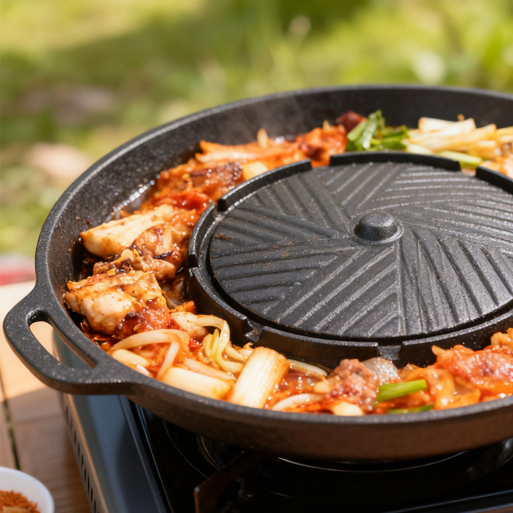 KOSUN Sartén para parrilla de  - Korean Bbq Grill reseña y precio