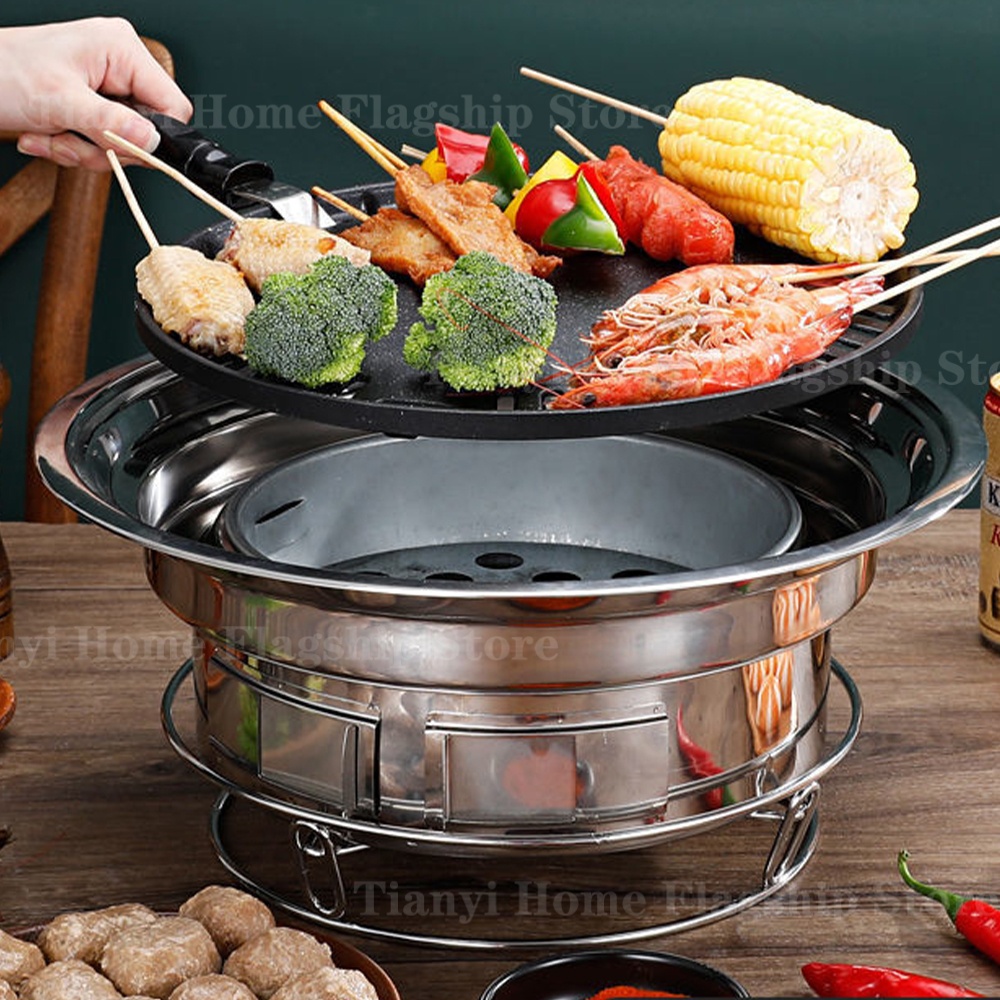 Parrillas de Carbón de Acero I - Korean Bbq Grill reseña y precio