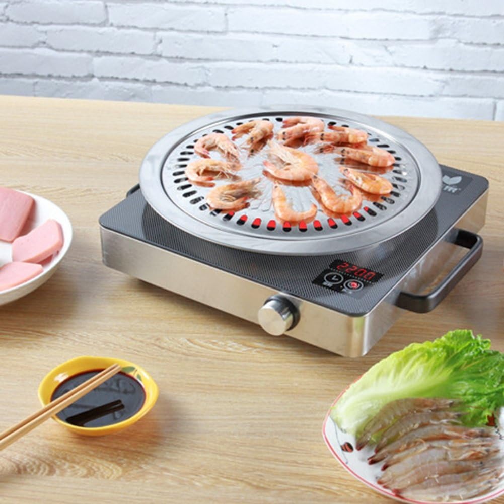 Juego de sartenes para parrill - Korean Bbq Grill reseña y precio