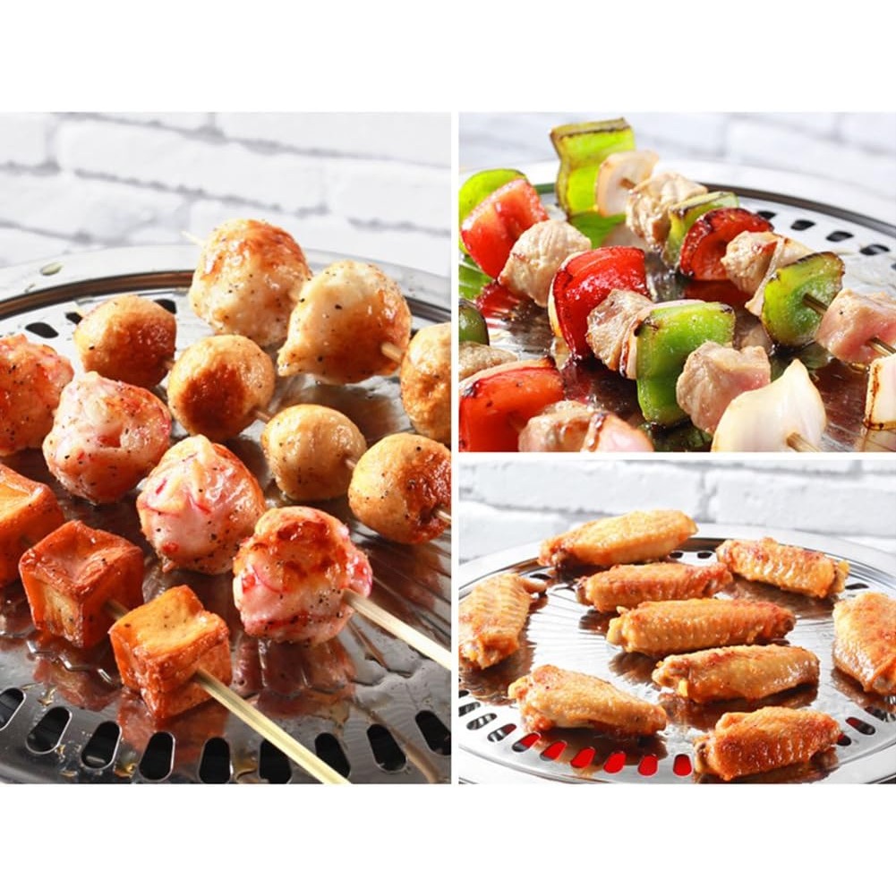 Juego de sartenes para parrill - Korean Bbq Grill reseña y precio