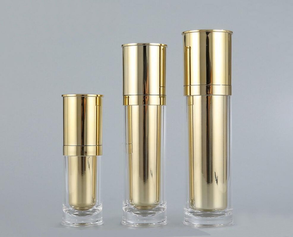 Botella de bomba de prensa acr - Essence Serum Toner reseña y precio